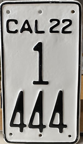 Image #6 of fake motorcycle plate