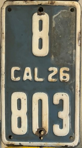 Image of 1926 comparison plate