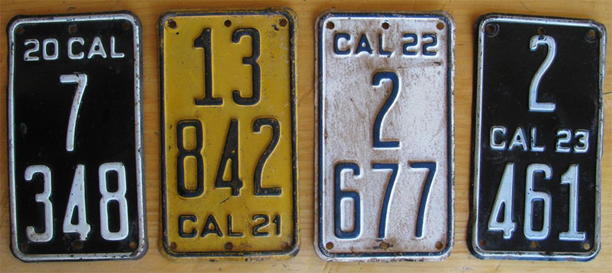 Image #1 of real motorcycle plate